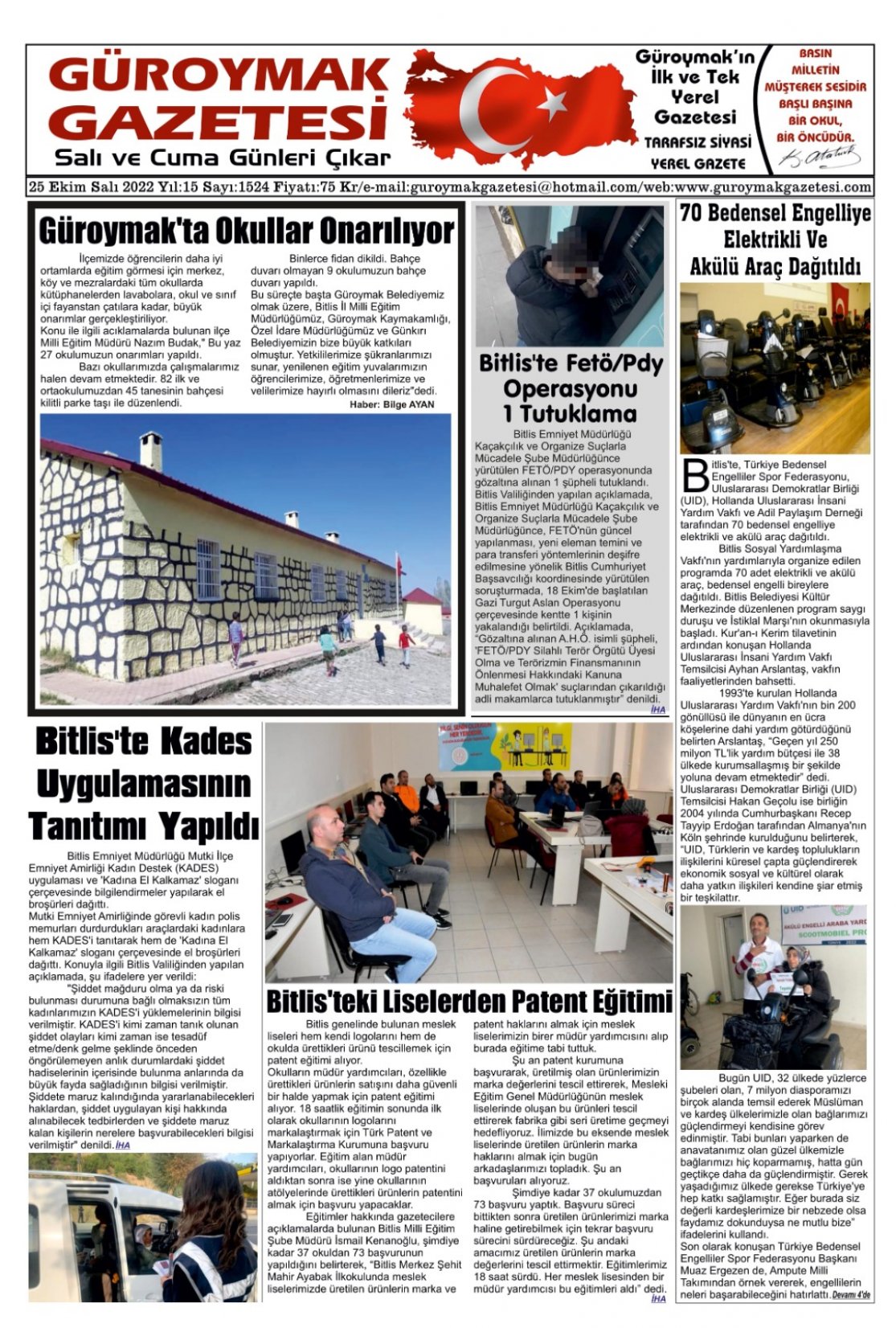 Güroymak Gazetesi WhatsApp Image 2022-10-25 at 01.32.03.jpeg Sayılı Gazete Küpürü